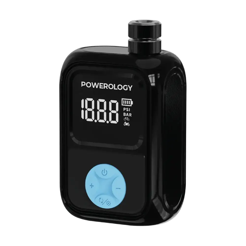Powerology Portable Electric Tire Inflator - Black | EStore